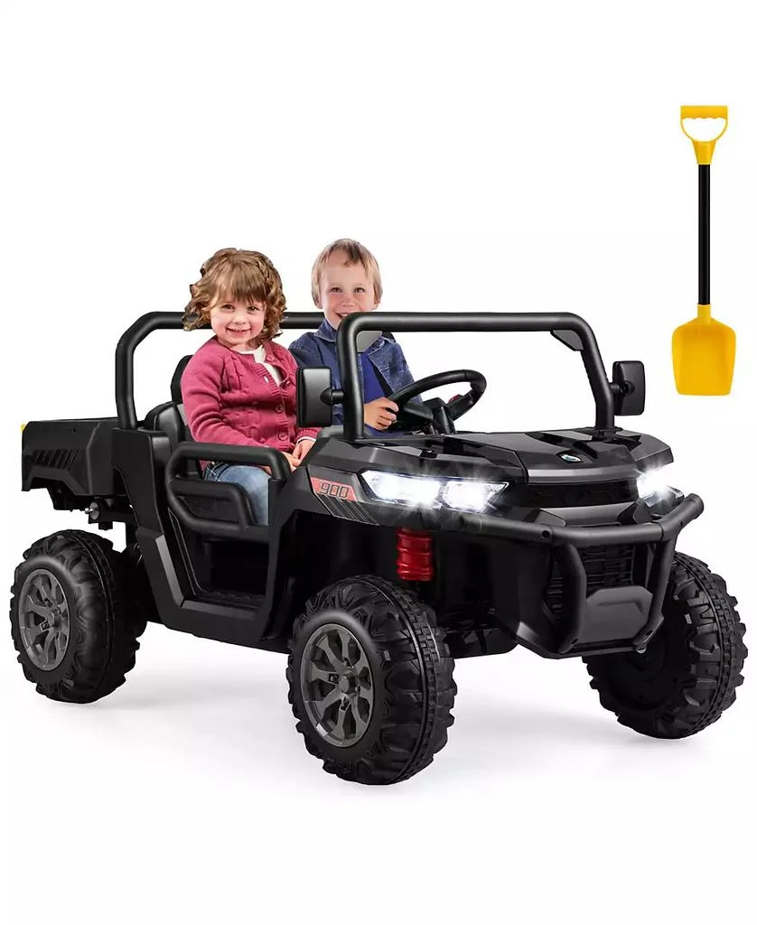 Mecale 24V Ride On Kids Car with Dump Bed and Remote Control