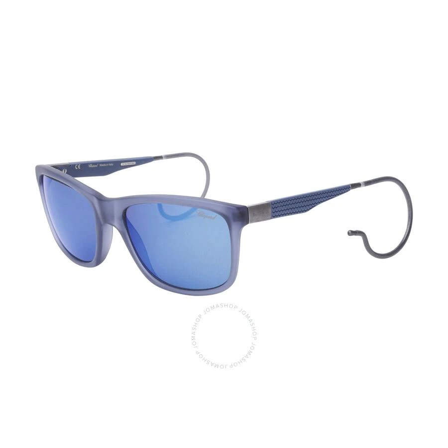 Chopard Polarized Blue Square Men's Sunglasses SCH156M AGQB 57 1