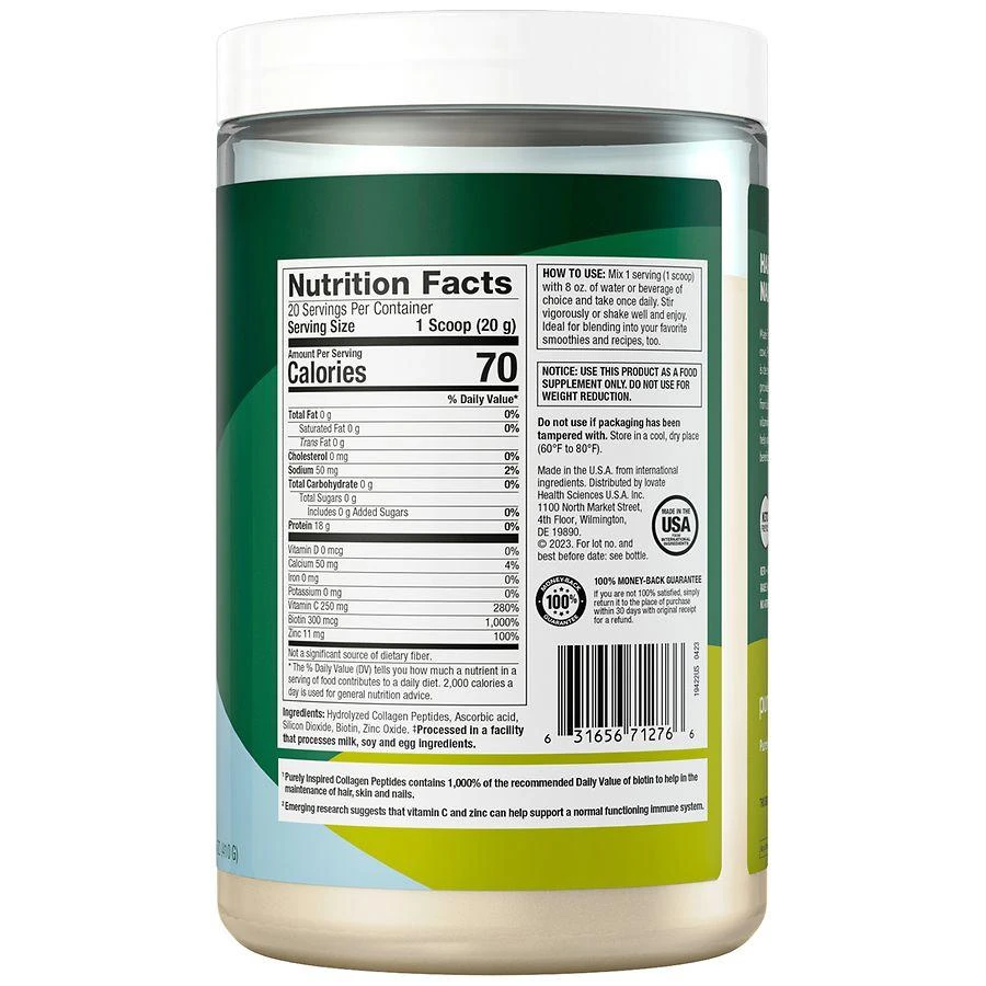 Purely Inspired Collagen Peptides Unflavored 4