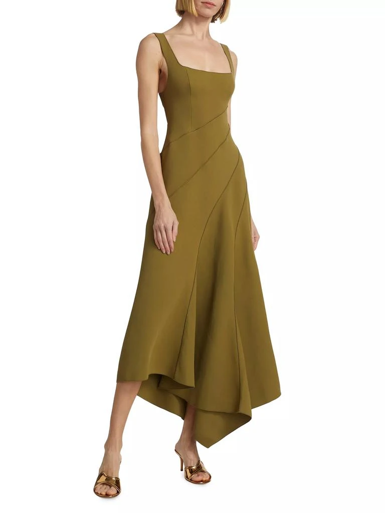 Acler Rowe Asymmetric Maxi Dress 4