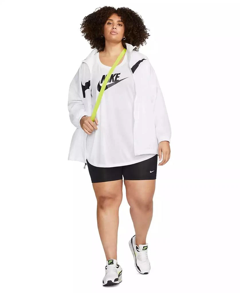 NIKE Plus Size Sportswear Essential Curved-Hem Tunic Top 4