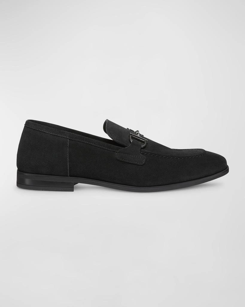 Stuart Weitzman Men's Simon Suede Bit Loafers 1