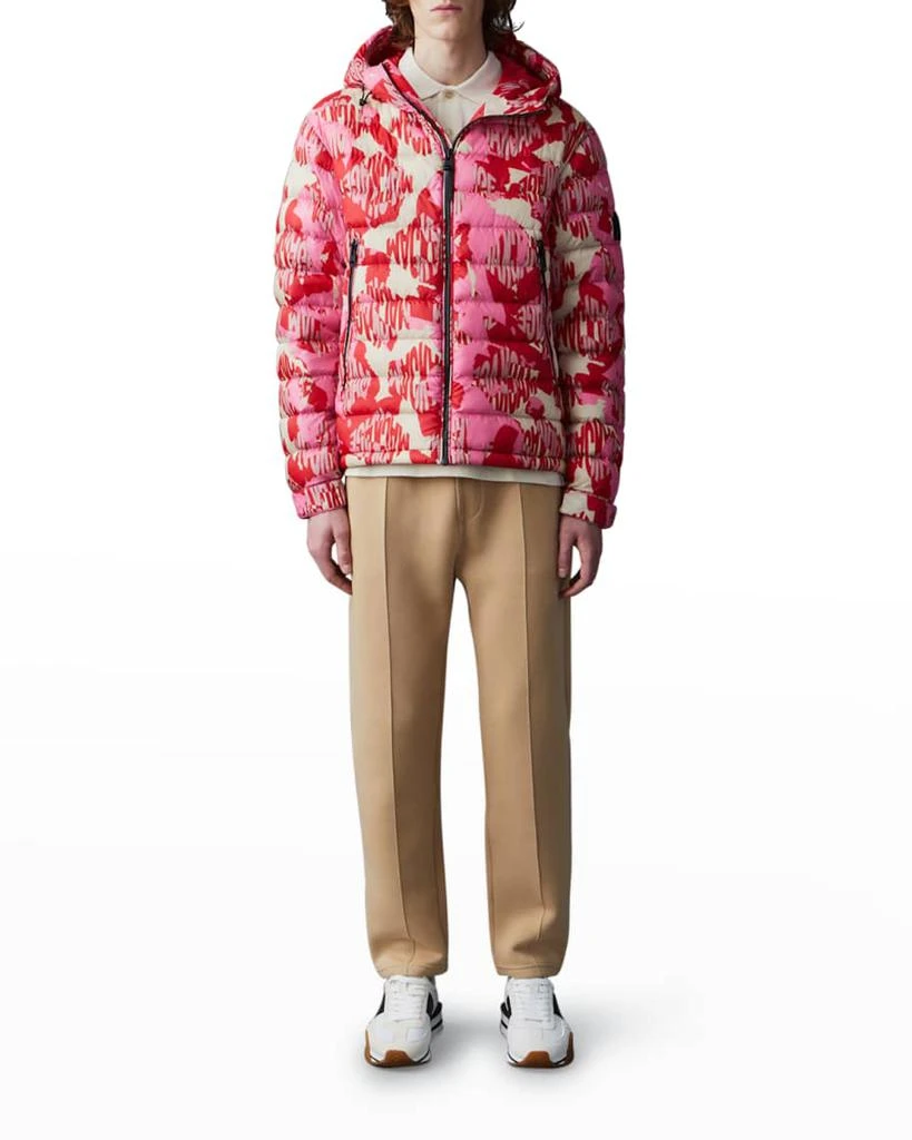 Mackage Men's Keagan-NV Printed Puffer Jacket 4