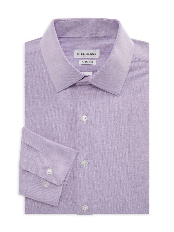 Bill Blass Solid Slim Fit Dress Shirt 1