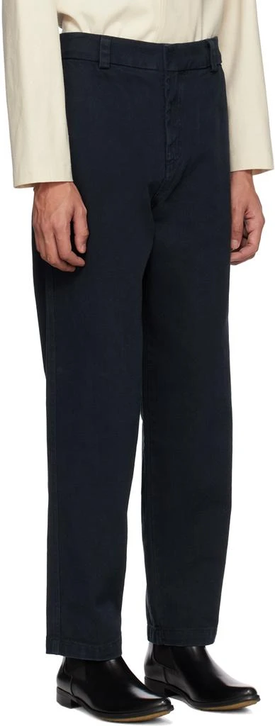 ANOTHER ASPECT Navy Regular-Fit Trousers 2