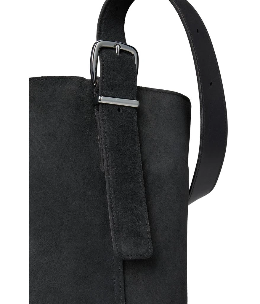 Madewell The Essential Bucket Tote in Suede 4