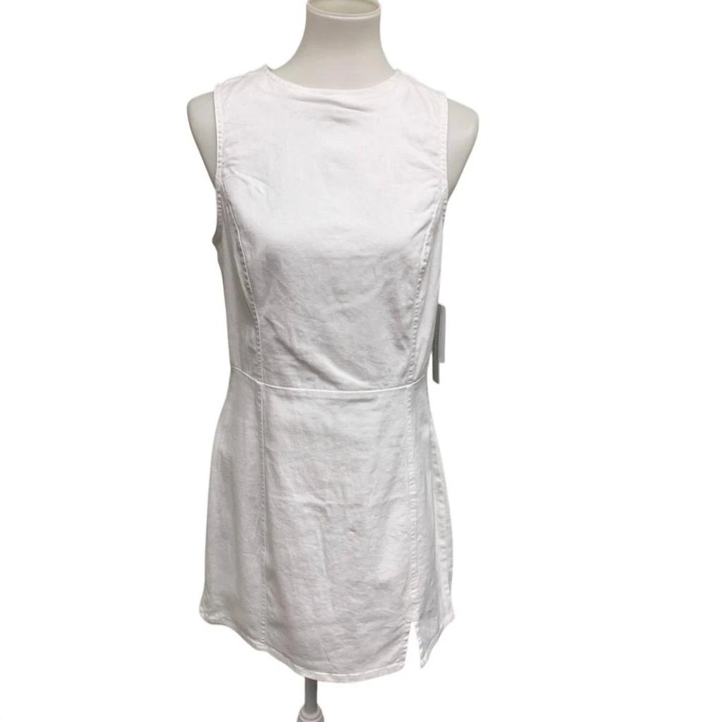Tinseltown Tinseltown - Juniors' Stretch Cotton Sleeveless Denim Dress 1