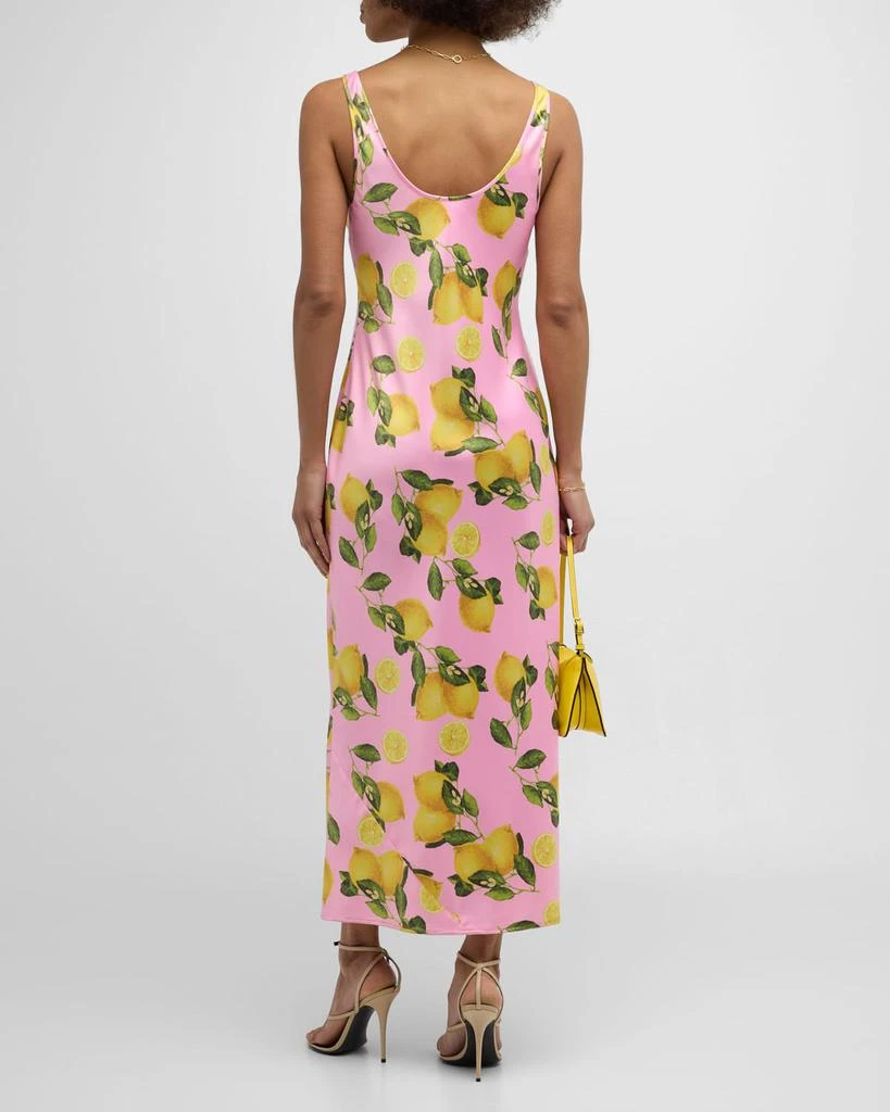 L'Agence Akiya Lemon Printed Tank Dress 5