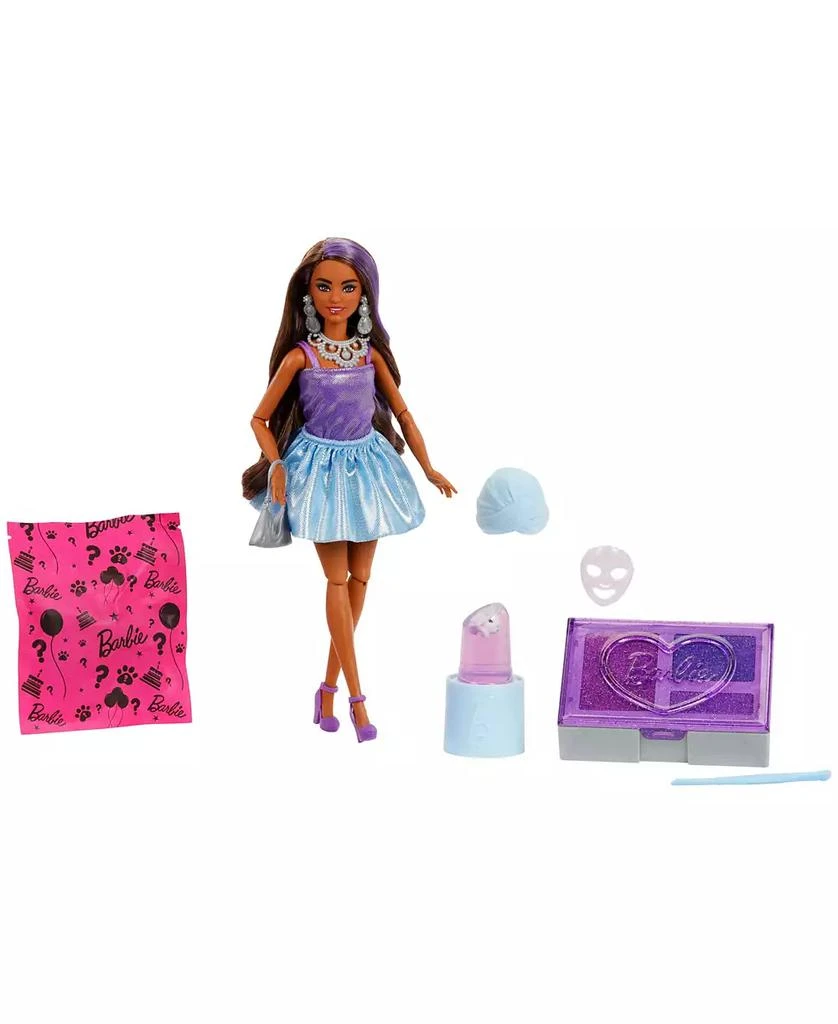 Barbie Party Unboxed Glam Party Series Sparkle Doll Accessories with 10 Surprises