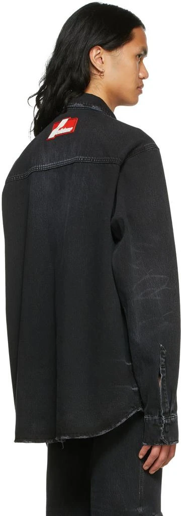 We11done Black Faded Denim Jacket 3