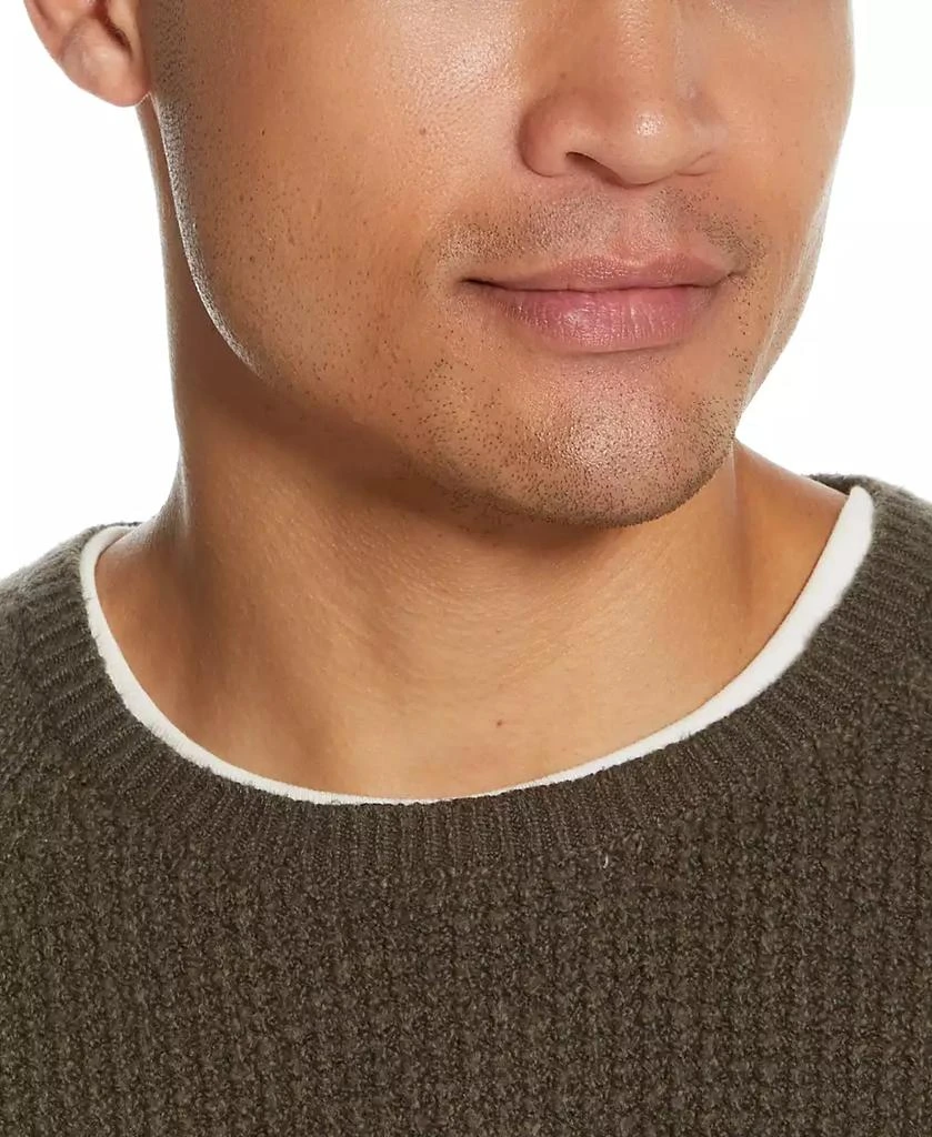 Weatherproof Vintage Men's Waffle Crew Neck Sweater 6