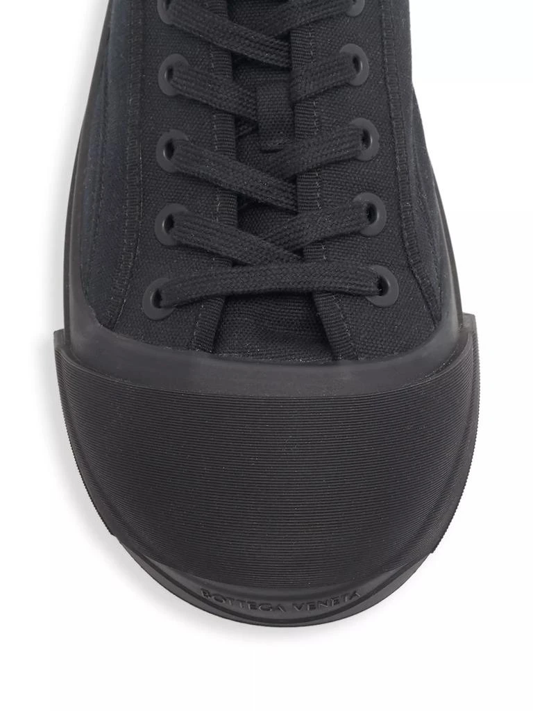 Bottega Veneta Vulcan Canvas Lace-Up Low-Top Sneakers 4