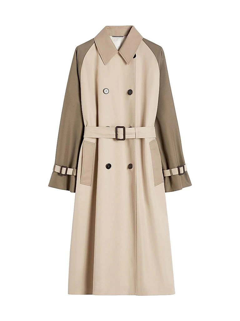 Weekend Max Mara Reversible Water Repellent Gabardine Trench Coat