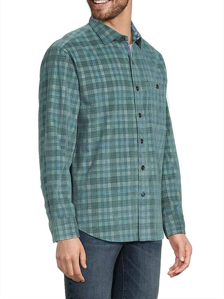 Tommy Bahama Coastline Cord Lagoon Check Shirt 4