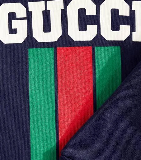 Gucci Gucci Web cotton jersey hoodie 3