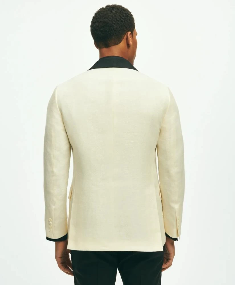 Brooks Brothers Classic Fit 1818 Herringbone Dinner Jacket In Linen-Wool Blend 4