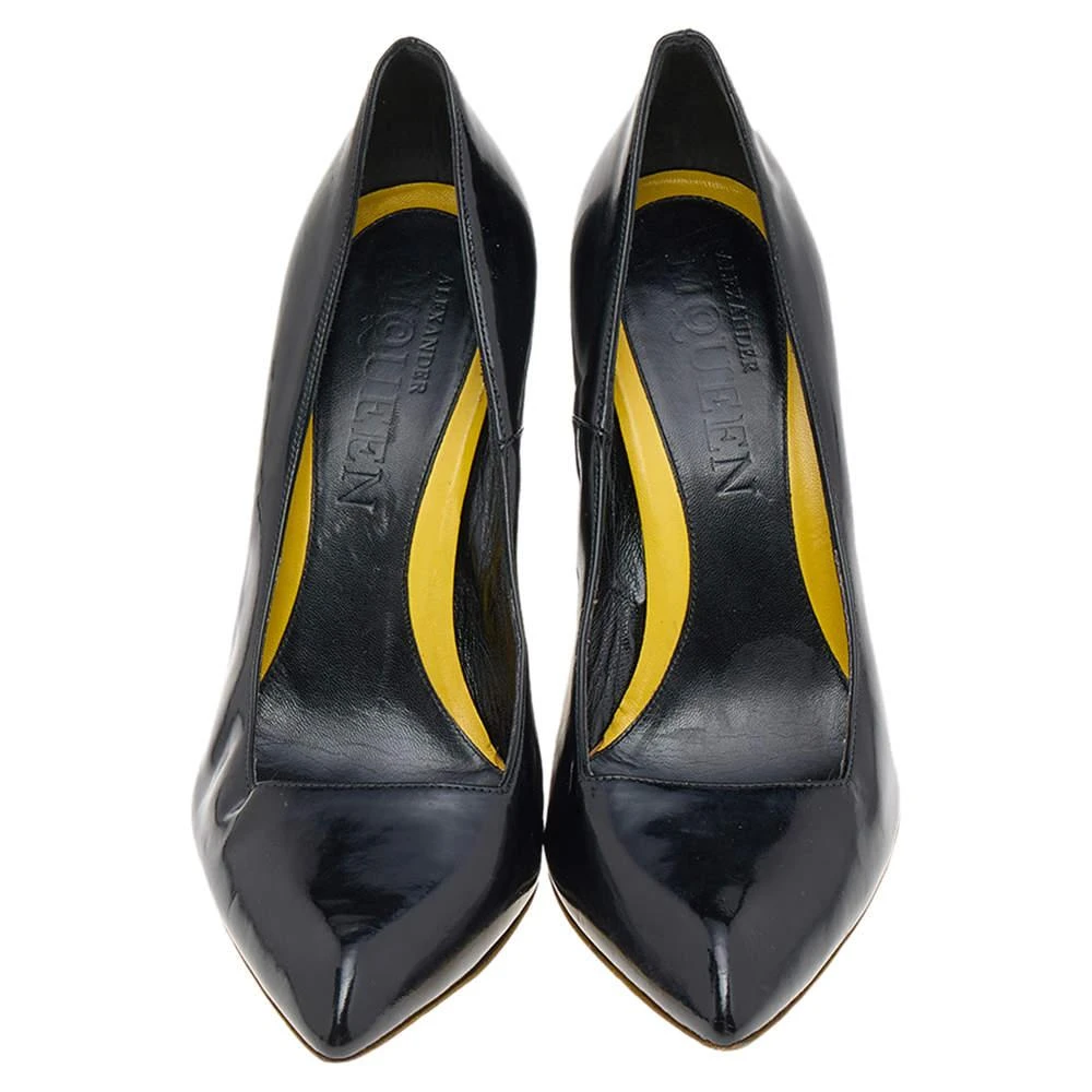 Alexander McQueen Alexander McQueen Black Patent Leather Pointed Toe Pumps Size 38 3