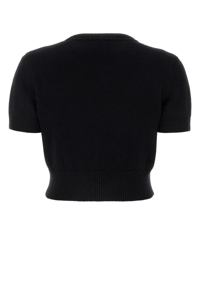 Alexander Wang Black Cotton Blend Sweater