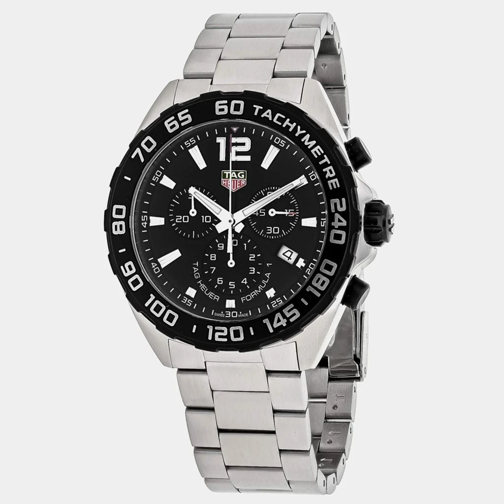 TAG Heuer Tag Heuer Black Stainless Steel Formula 1 CAZ1010.BA0842 Quartz Men's Wristwatch 45 mm 1