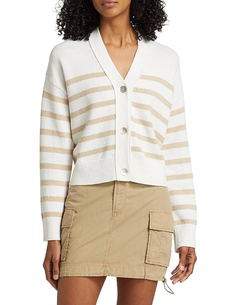 Rails Geneva Striped Cotton-Blend Cardigan 3