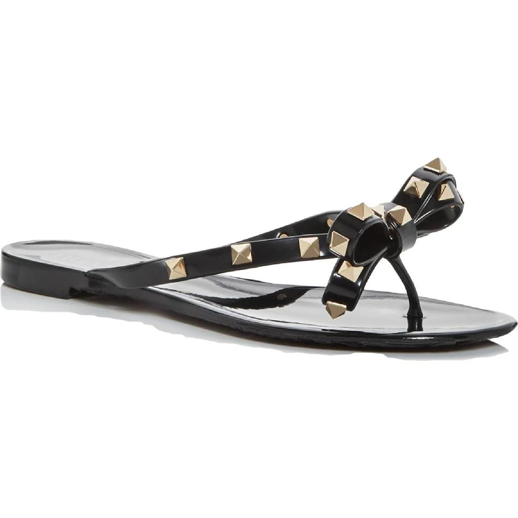 Valentino Rockstud Womens Thong Slip On Jelly Sandals 5