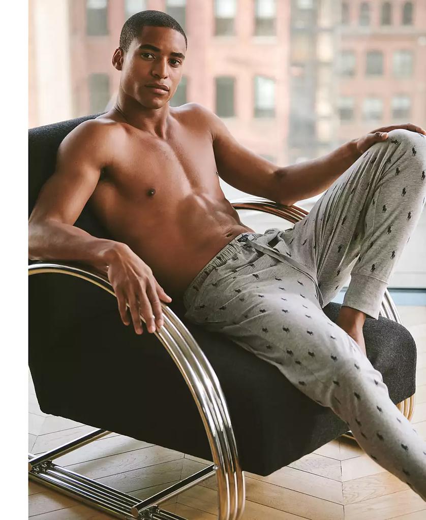 Men's lightweight cotton logo pajama pants sale