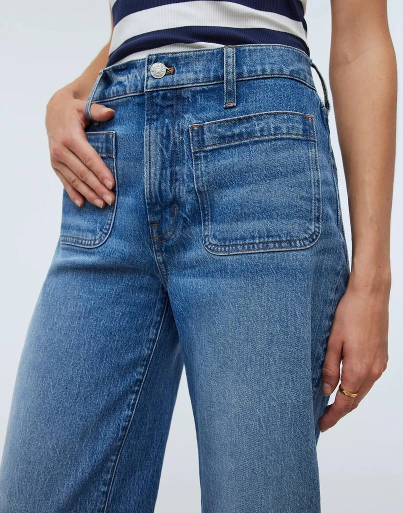 Madewell The Emmett Wide-Leg Full Length Jean: Patch Pocket Edition 5