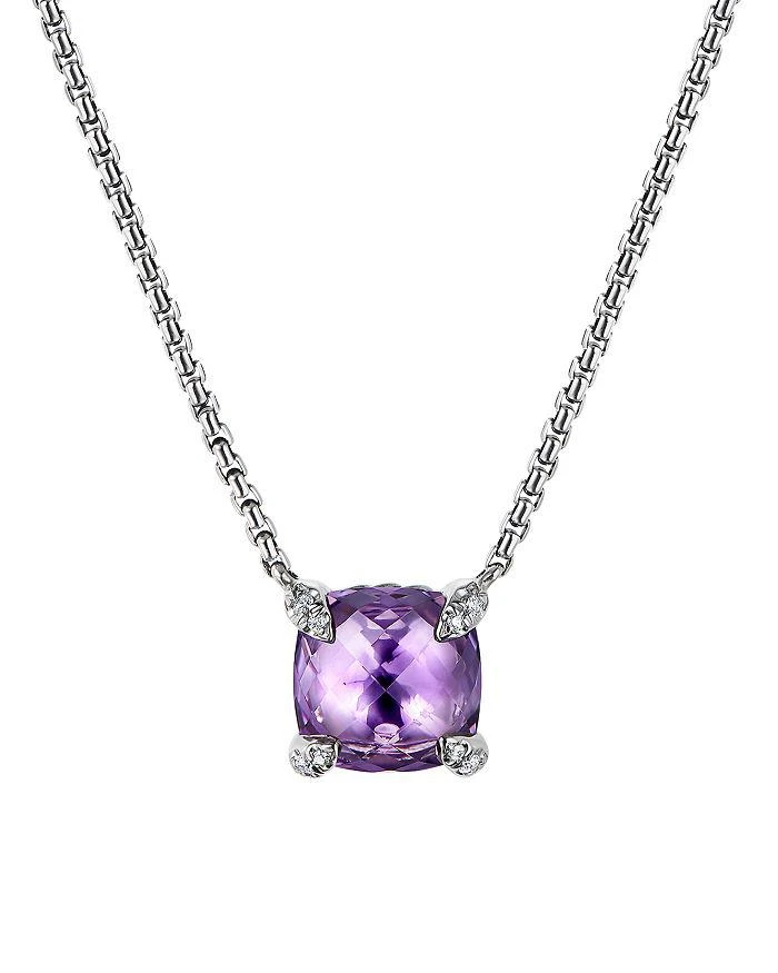 David Yurman Châtelaine® Pendant Necklace with Gemstones and Diamonds 3