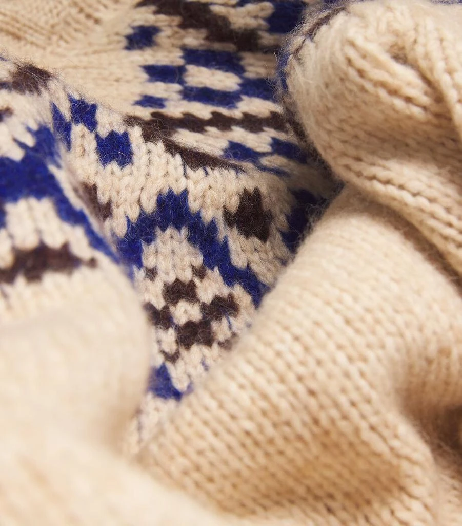 ME+EM Alpaca Wool-Cotton Fair Isle Sweater 5
