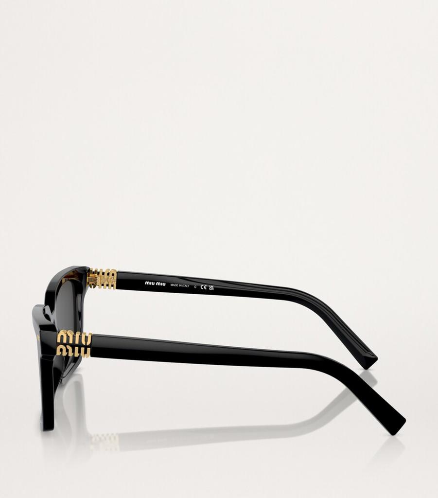 【miu】 Miu Miu MU 13ZS BLK SHN GRY - Sunglasses - BeyondStyle