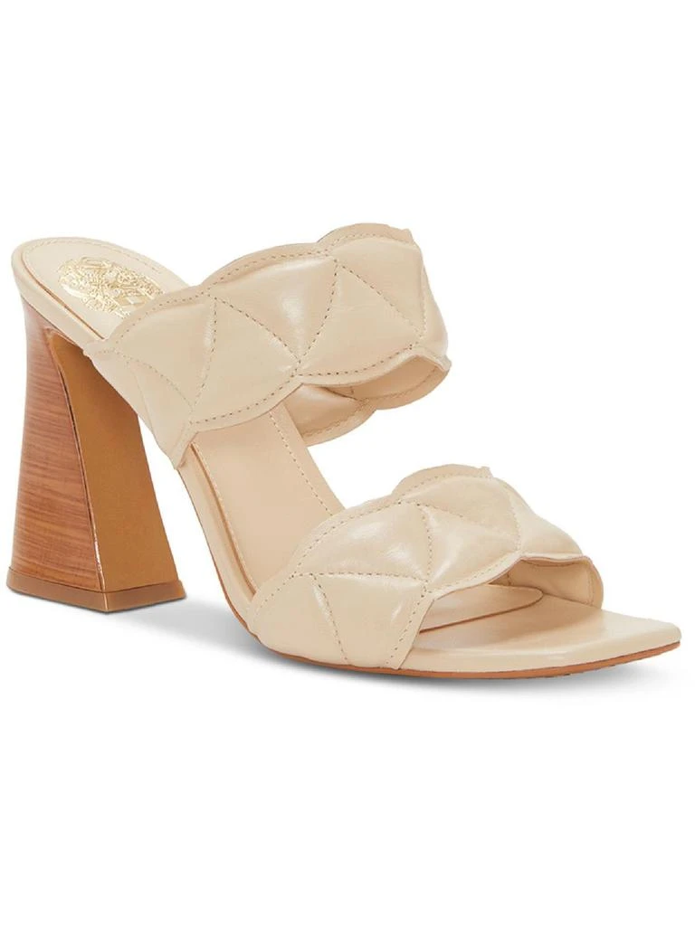 Vince Camuto Renneya Womens Leather Square Toe Mule Sandals 6