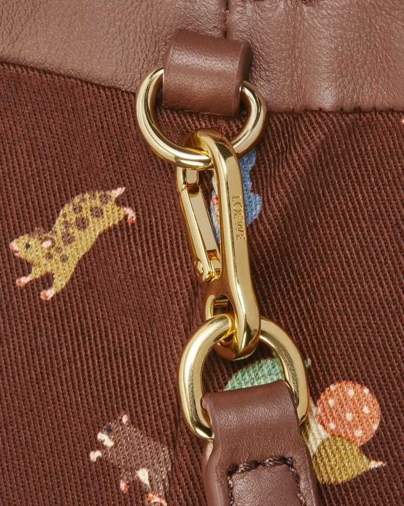 Loewe x Suna Fujita Flamenco Mini Hamster Clutch Bag in Leather 4
