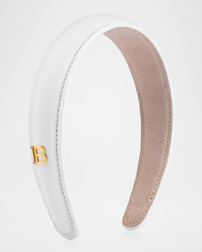 Balmain Hair Limited Edition Legacy Leather Puffed Headband