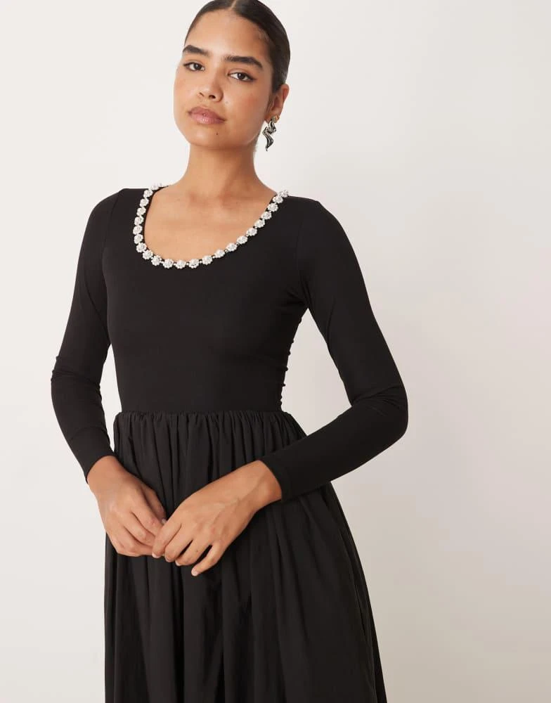 open back jersey dress Long Fitted Open Back Jersey Prom Dress