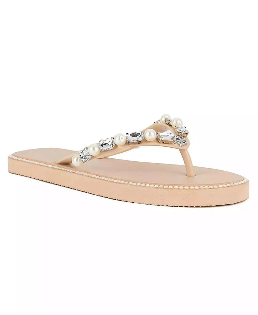 Juicy Couture Women's Sade 2 Embellished Flip Flop Sandals 1