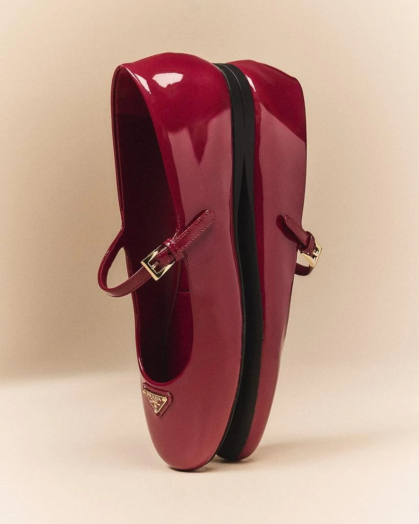 Prada Patent Mary Jane Ballerina Flats 2