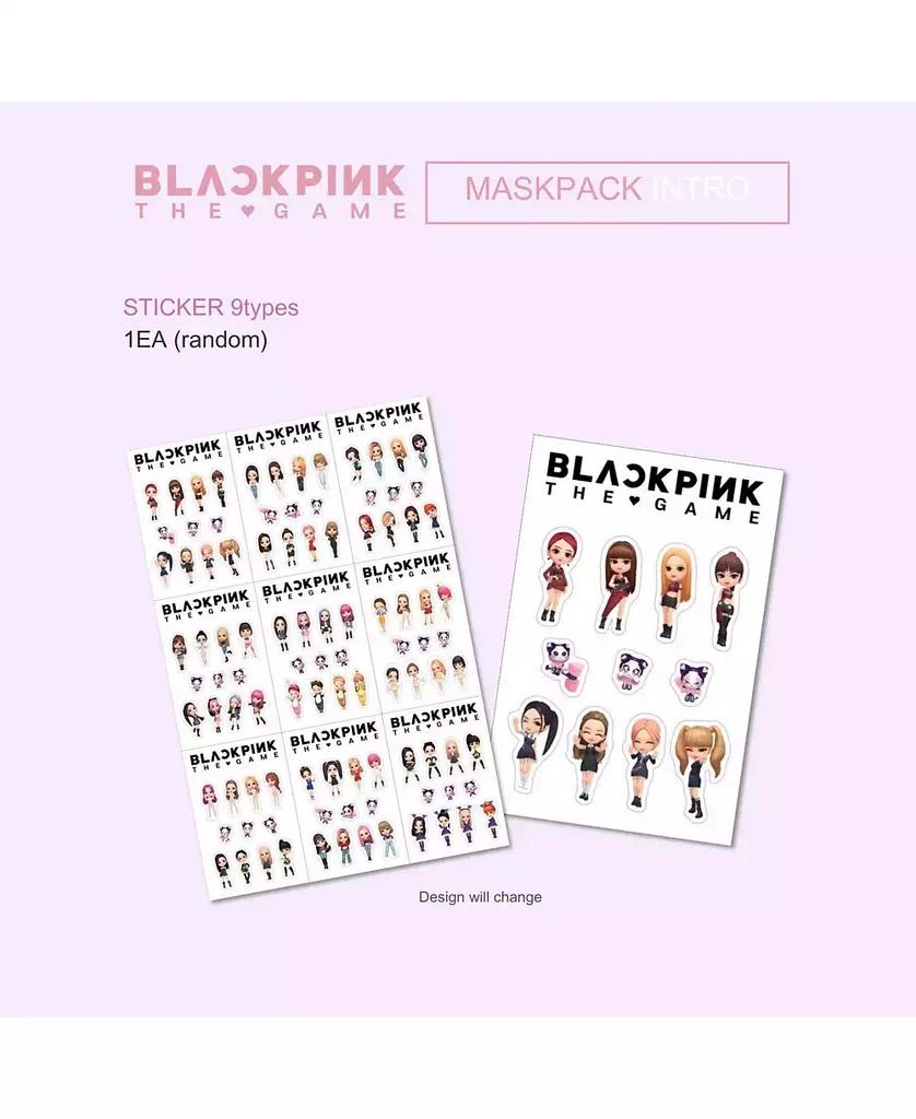 SIIA Cosmetics "BLACKPINK THE GAME" MASKPACK SET - JENNIE (COLLAGEN) 7