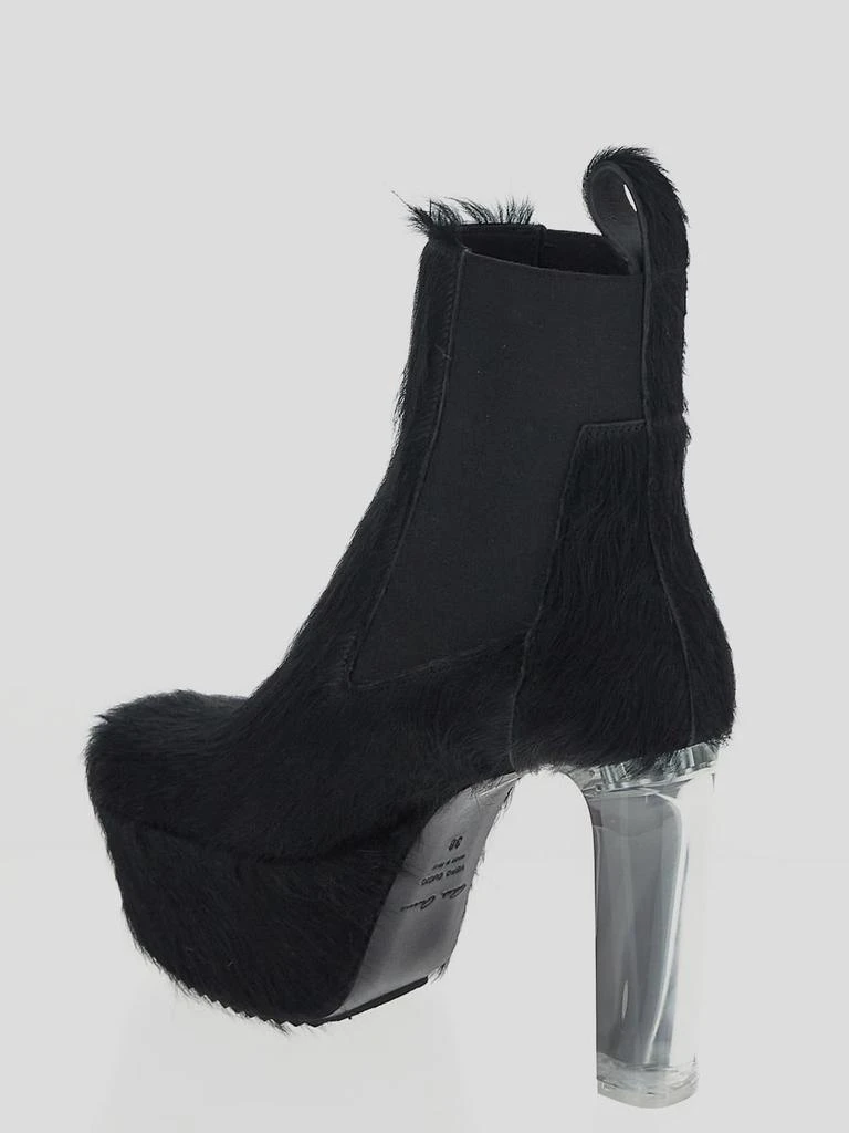 Rick Owens Rick Owens Block Heel Lido Minimal Grill Beatle Boots 3