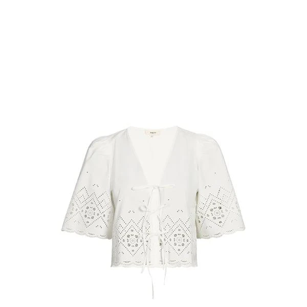 Suncoo Crochet cotton blouse 1