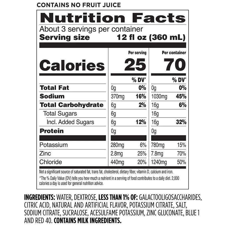 Walgreens Advantage Care Electrolyte Solution with Prevital Prebiotics Blue Raspberry 4
