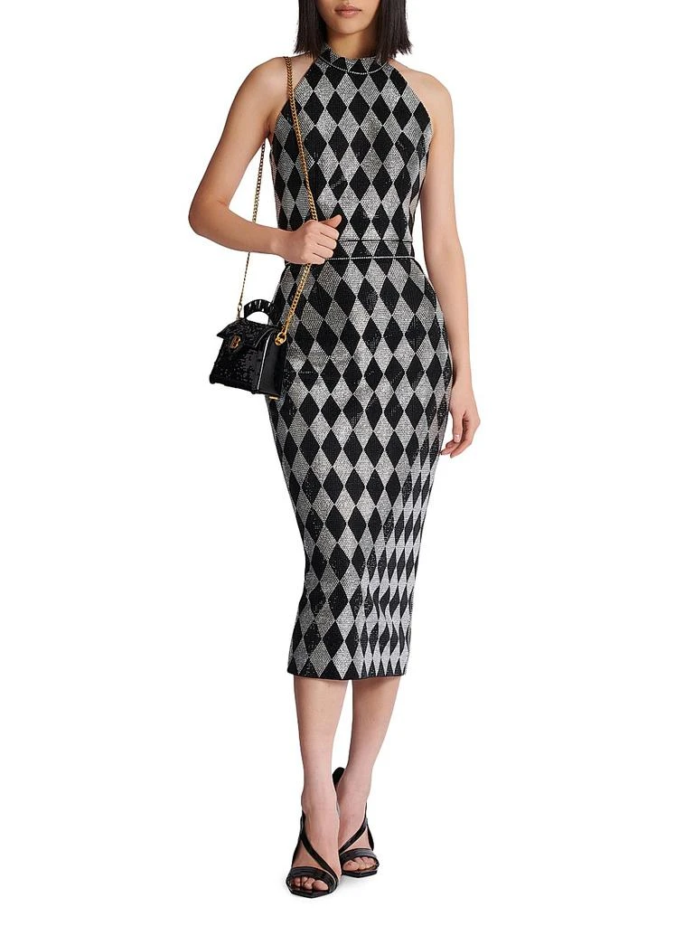 Balmain Crystal-Embellished Midi-Skirt 2