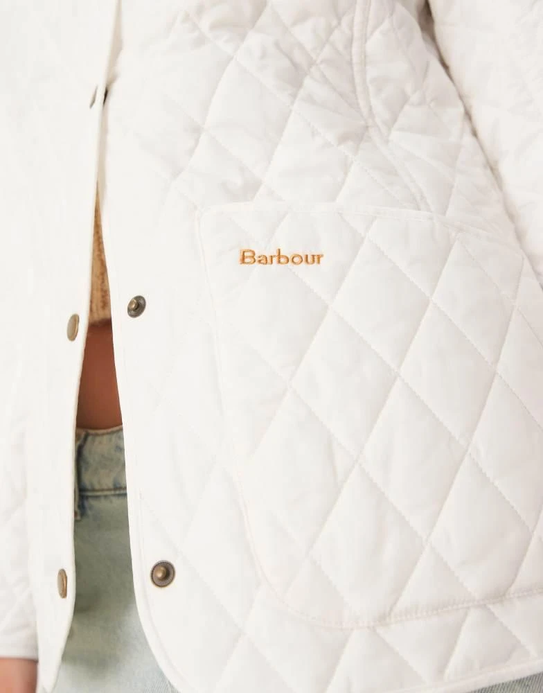 Barbour Barbour Annandale Quilted Jacket in snow white 4