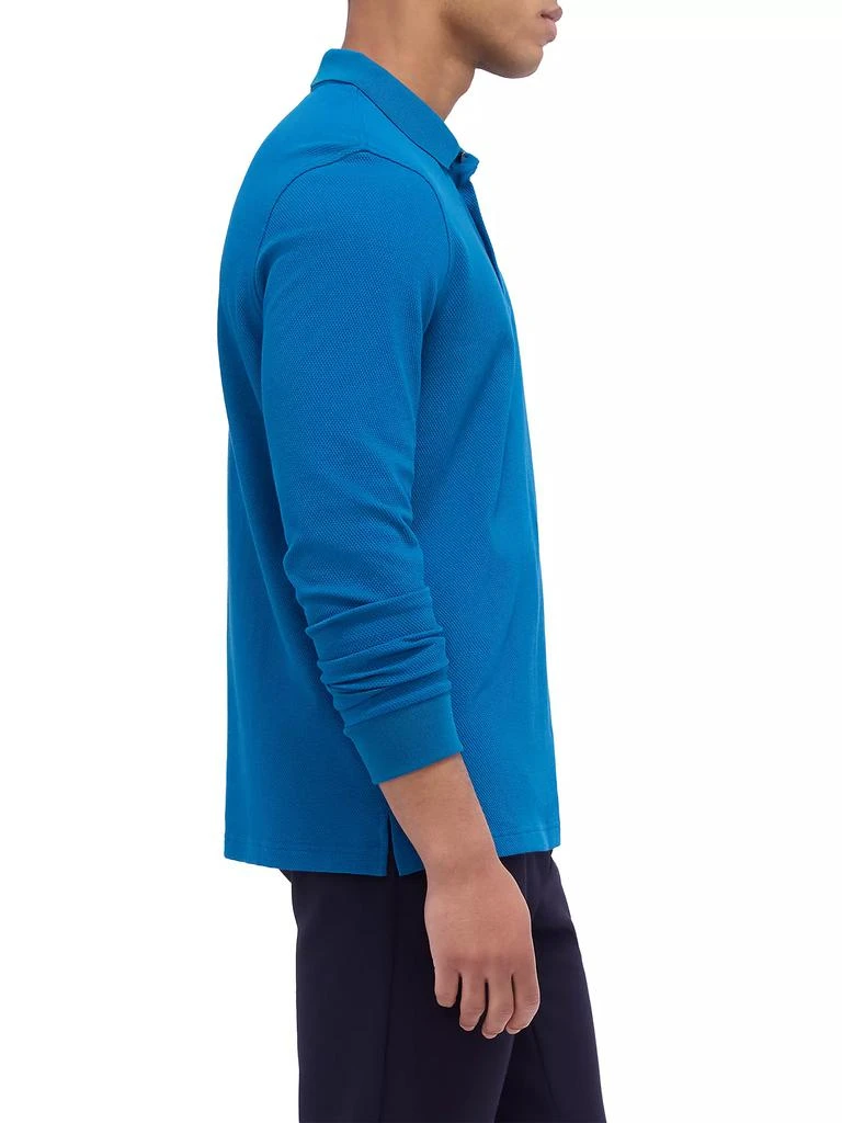 BUGATCHI Stretch Cotton Three-Button Polo Shirt 4