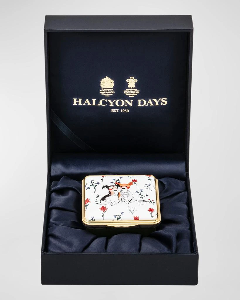 Halcyon Days Girls in Pearls Enamel Box 2