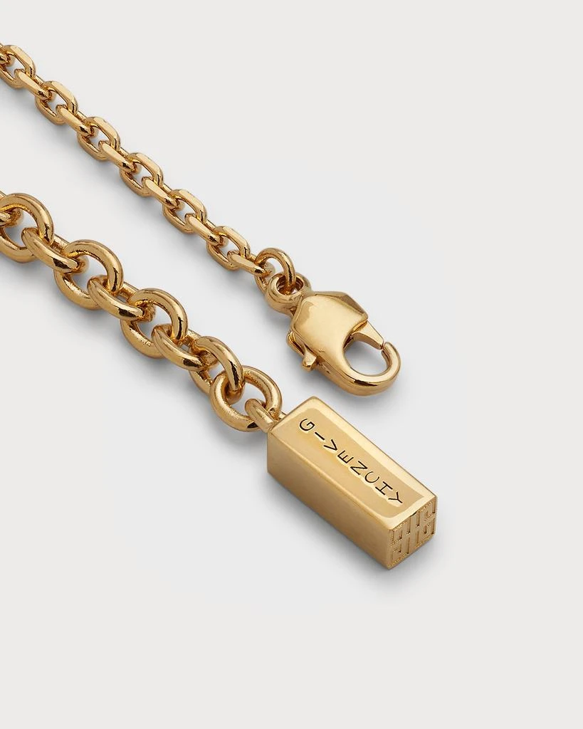 Givenchy G Cube Mixed Metal Pendant Necklace 4