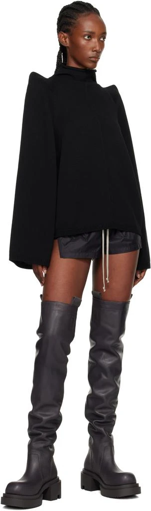 Rick Owens Gray Concordians Wader Bodun Tall Boots 5