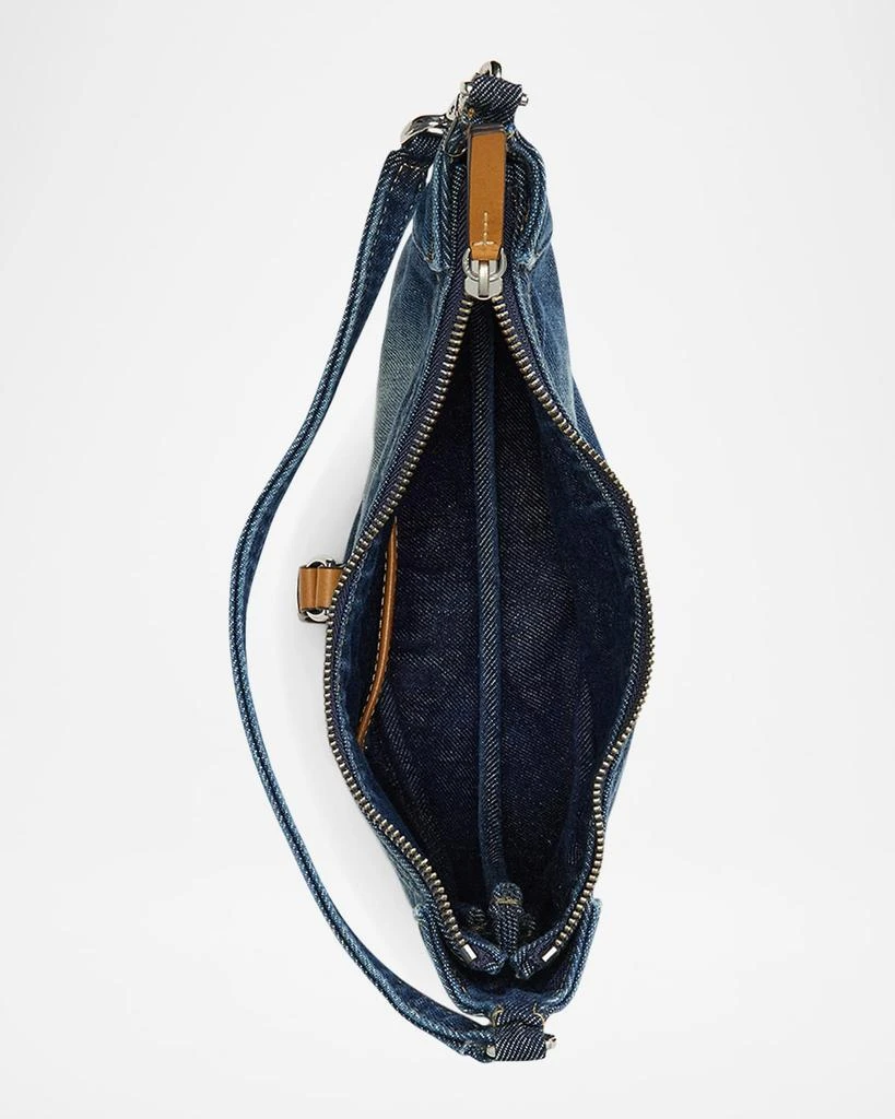 Ralph Lauren Polo ID Small Denim Leather Shoulder Bag 3