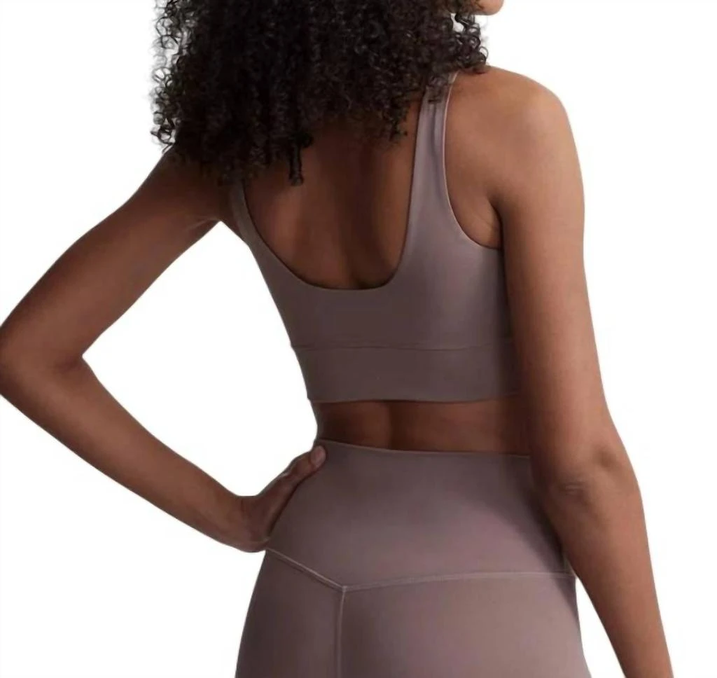 Varley Freesoft Cori Bra In Deep Taupe 2