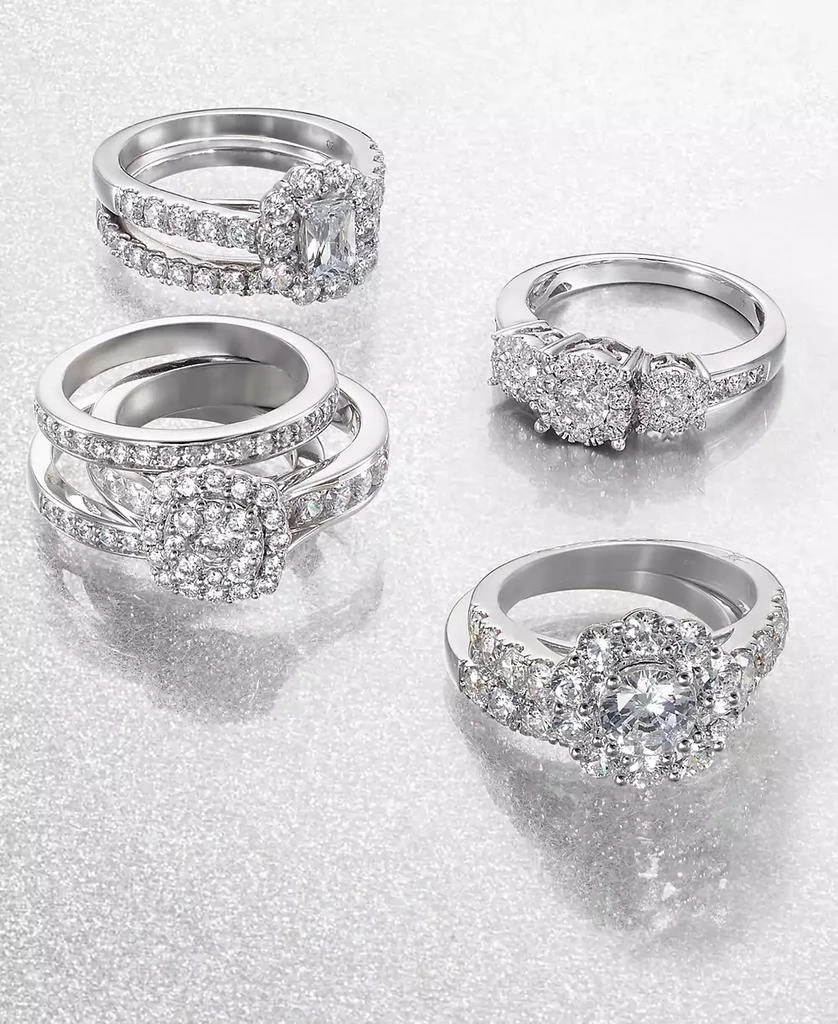 MARCHESA Certified Diamond Bridal Set (2 ct. t.w.) in 18k White, Yellow or Rose Gold 6
