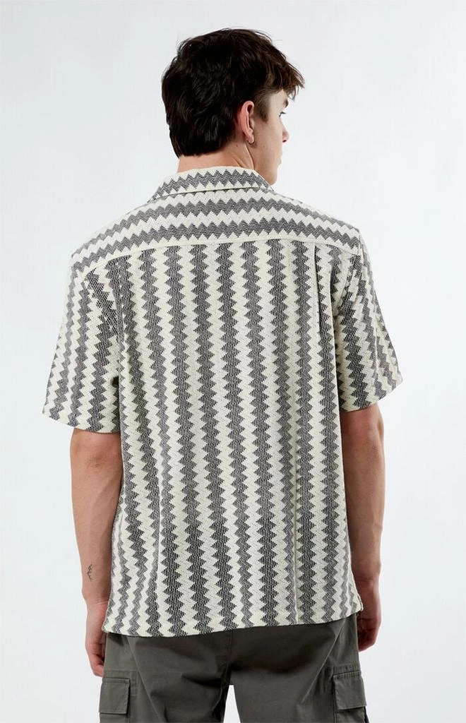 PacSun Chevron Blocked Camp Shirt 3